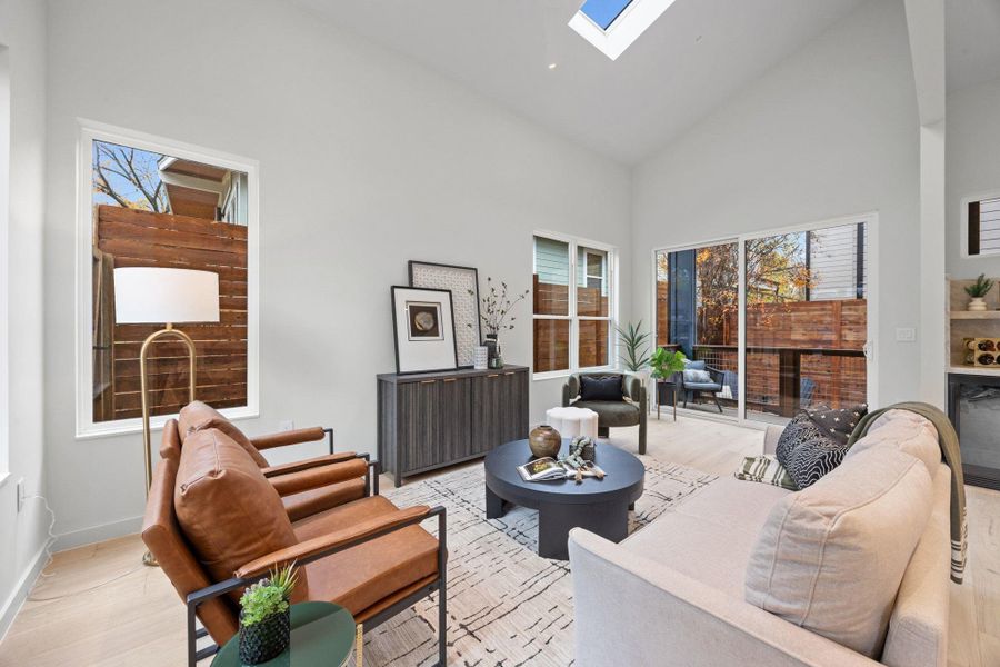 Furnished interior view inside a new home in , Austin (Image 13).