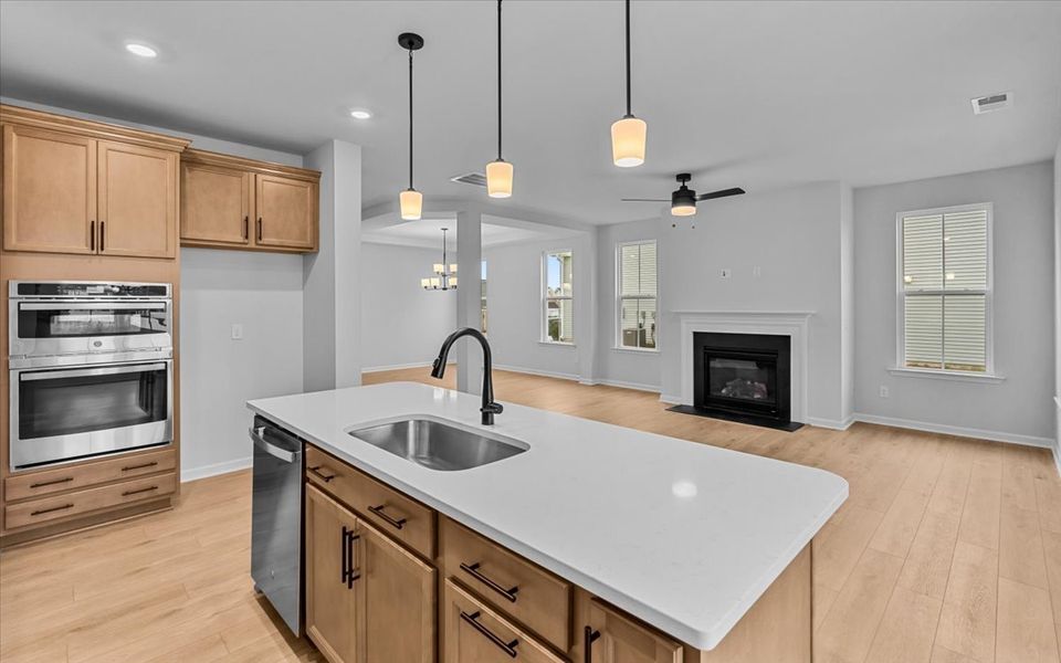 Furnished interior view inside a new home in Fieldstone, Lexington (Image 11).