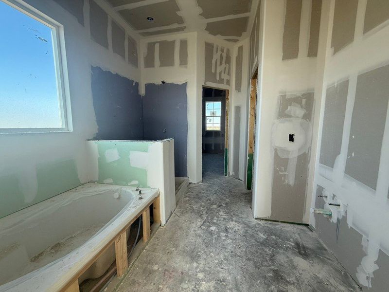 In-progress construction of a new home in Clear Sky Addition, Valley View, TX (Image 7).