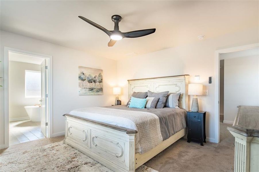 Furnished interior view inside a new home in Campground Crossing, McDonough (Image 9).