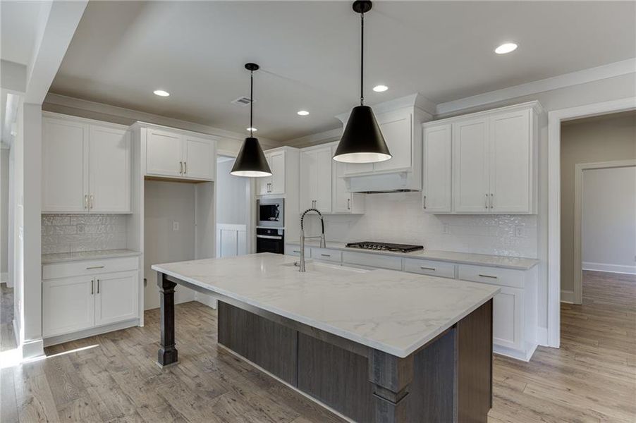 Furnished interior view inside a new home in , Bishop (Image 12).