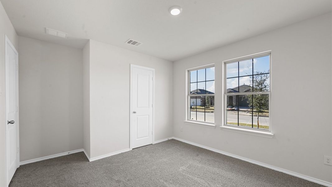 Representative unfurnished interior of a home built from the Texas Cali by D.R. Horton in Saddlebrook, Waxahachie (Image 22). Representative unfurnished interior of a home built from the Texas Cali by D.R. Horton in Saddlebrook, Waxahachie (Image 22).