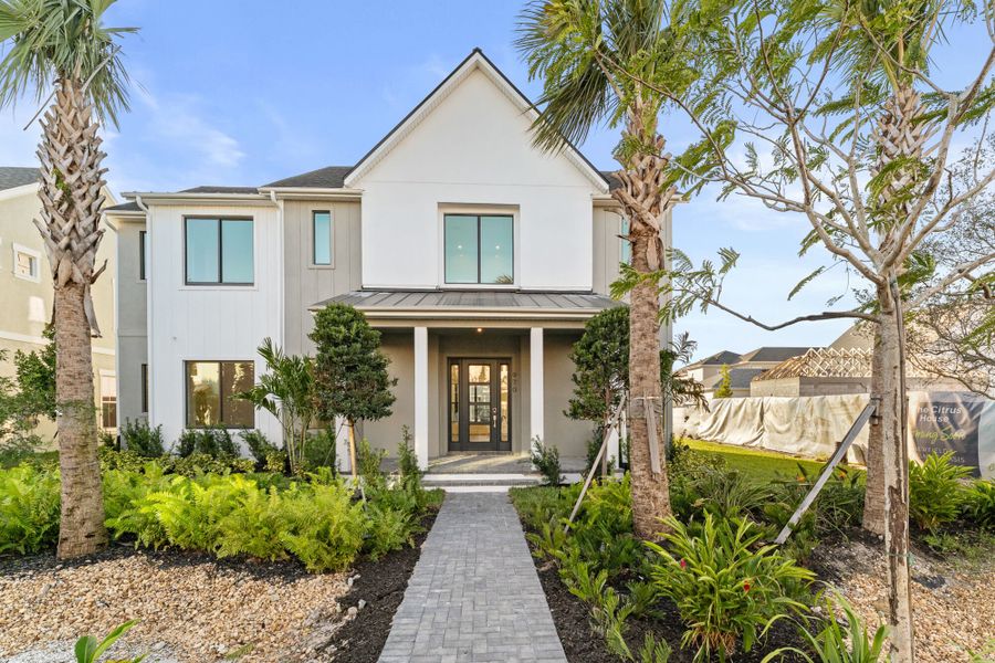 Representative exterior photo of a completed home built from the Cape by Mattamy Homes in Newfield - Rosette Park, Palm City, FL (Image 2).