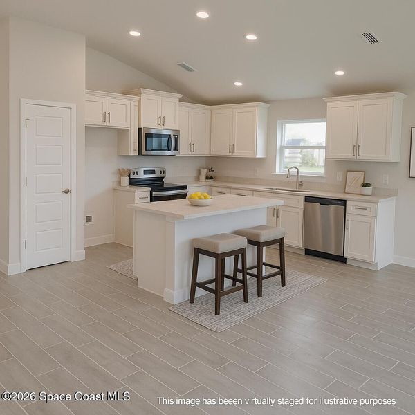 Furnished interior view inside a new home in St. John's Preserve, Palm Bay (Image 4).