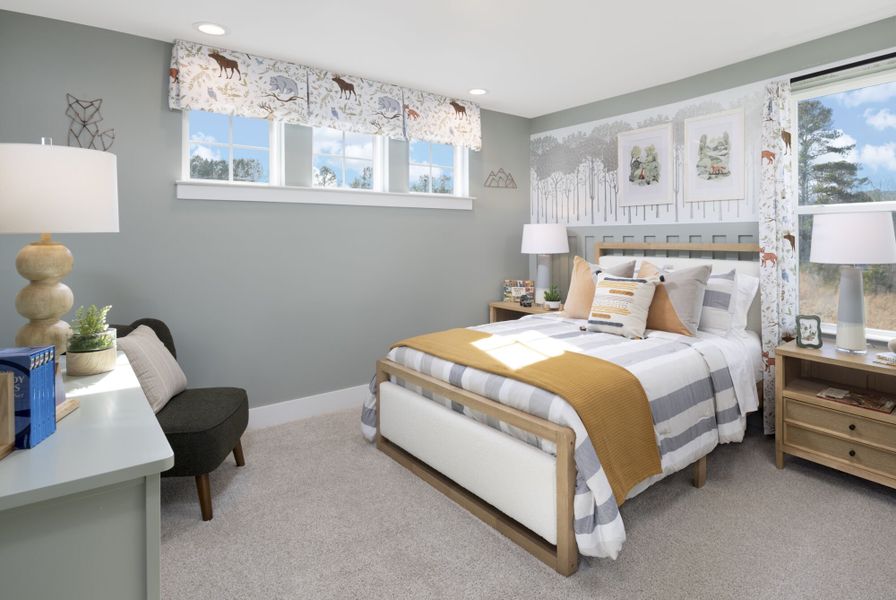 Representative furnished interior of a home built from the Sequoia by Mattamy Homes in McAlister Creek, Clayton (Image 11).