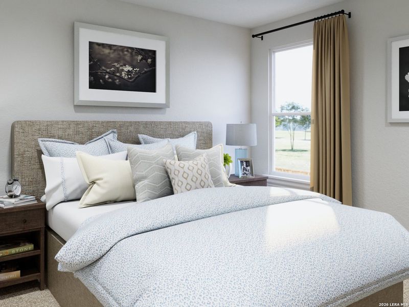 Furnished interior view inside a new home in Melissa Ranch, San Antonio (Image 14).