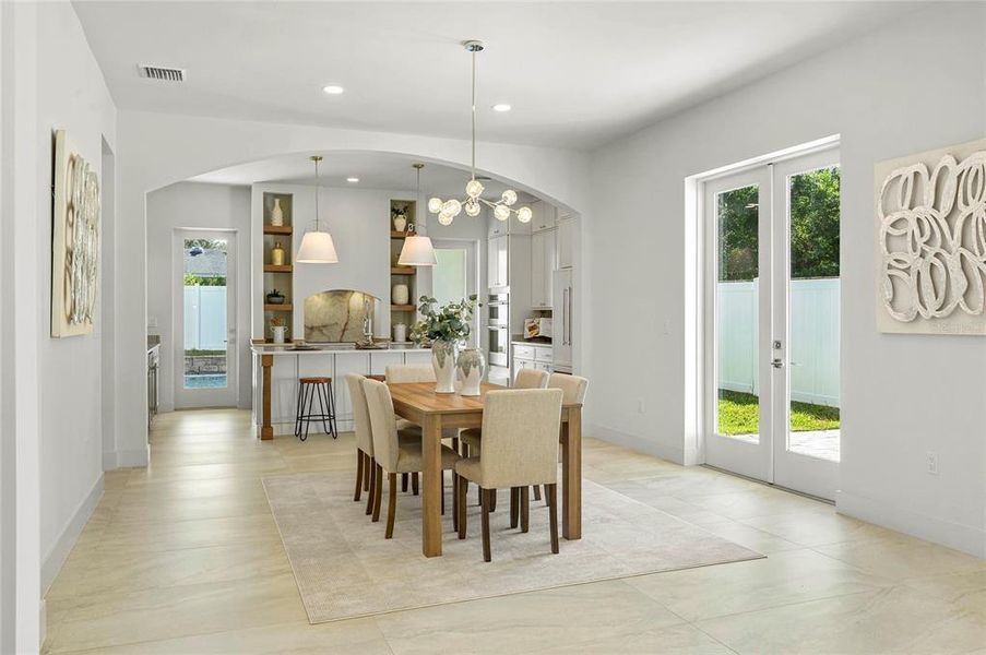 Furnished interior view inside a new home in , Winter Park (Image 47).