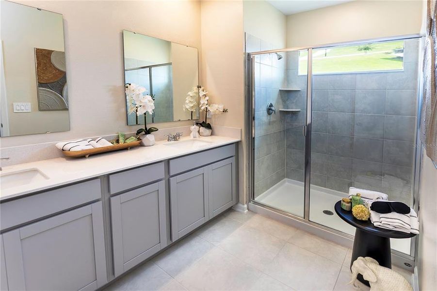 Furnished interior view inside a new home in , Kissimmee (Image 14).
