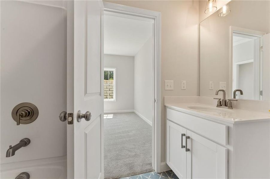Furnished interior view inside a new home in East Park Village, Kennesaw (Image 15).