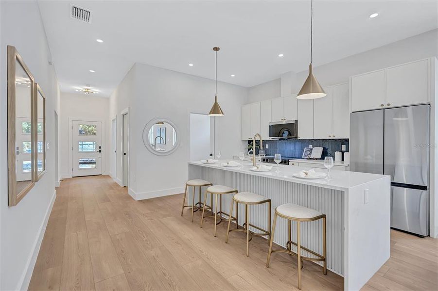 Furnished interior view inside a new home in , St. Petersburg (Image 7).