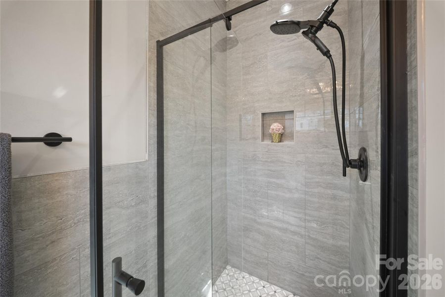 Close-up of interior finishes inside a home in , Asheville (Image 22).