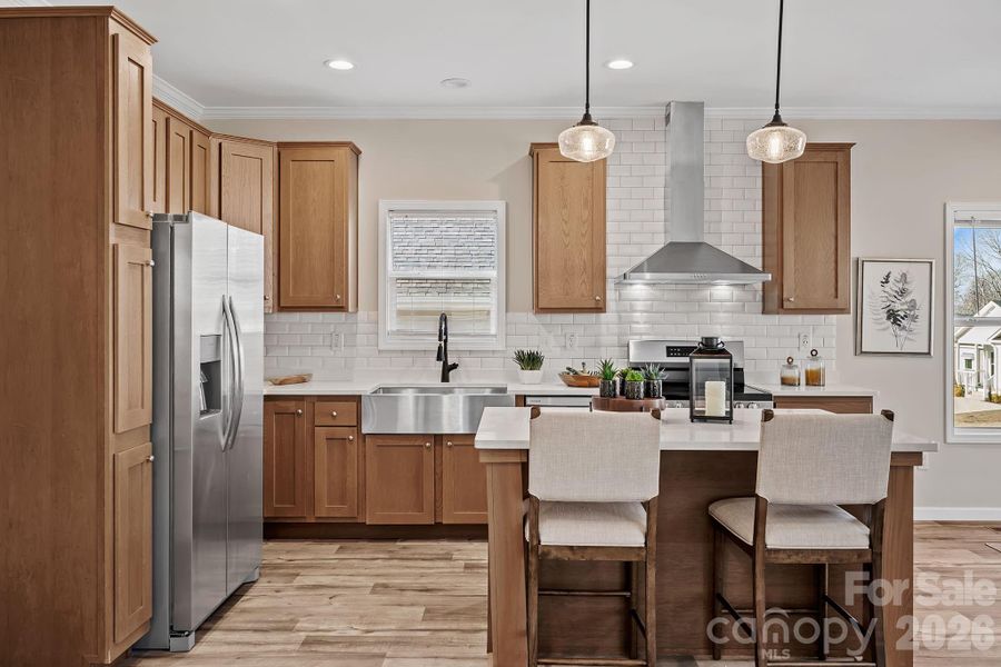 Furnished interior view inside a new home in , Asheville (Image 15).