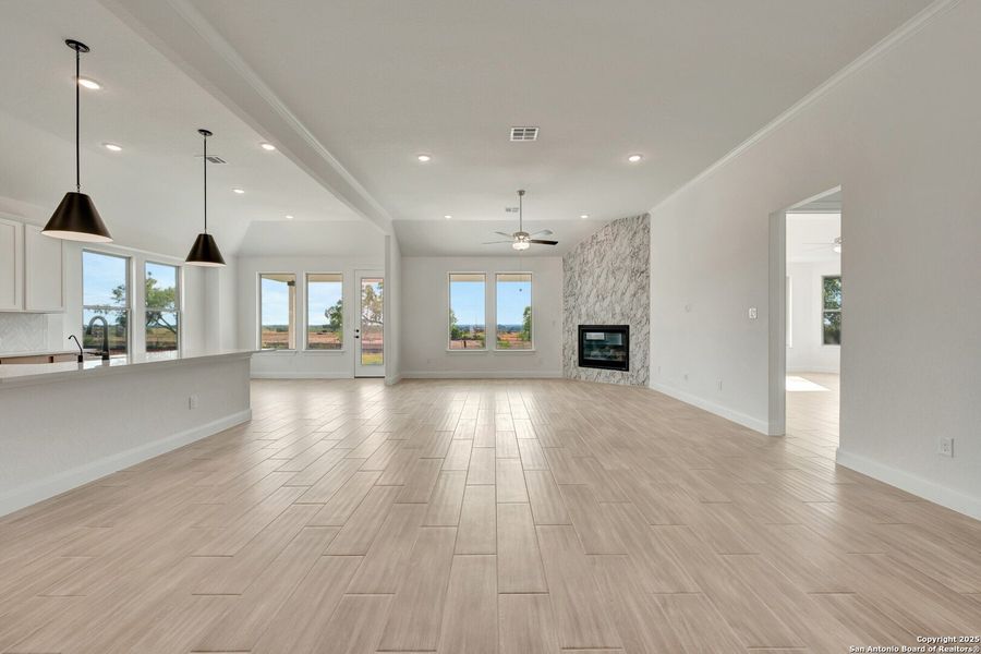 Spacious, unfurnished interior of a new home in Preserve at Annabelle Ranch, San Antonio (Image 15). Spacious, unfurnished interior of a new home in Preserve at Annabelle Ranch, San Antonio (Image 15).