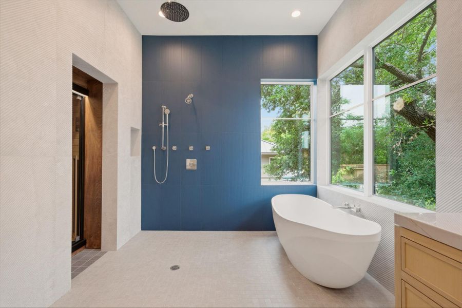 Furnished interior view inside a new home in , Houston (Image 11).