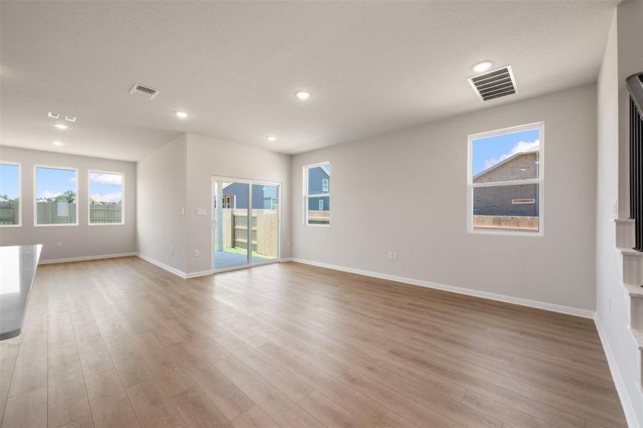 Spacious, unfurnished interior of a new home in The Colony, Bastrop (Image 26). Spacious, unfurnished interior of a new home in The Colony, Bastrop (Image 26).