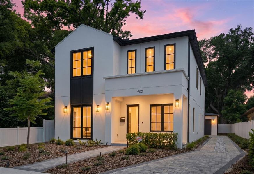 Front exterior of a new home in College Park, Orlando, FL, highlighting curb appeal (Image 2). Front exterior of a new home in College Park, Orlando, FL, highlighting curb appeal (Image 2).