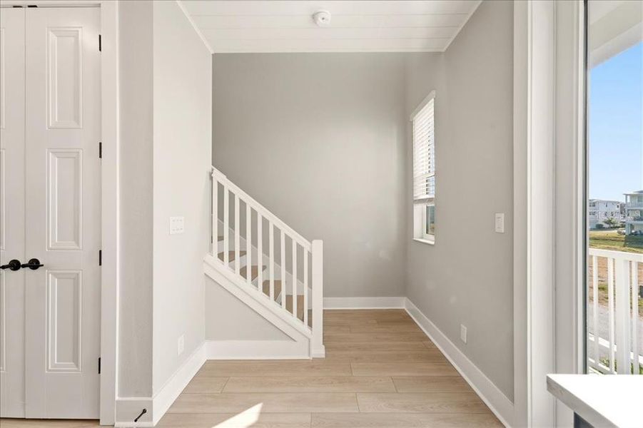 Spacious, unfurnished interior of a new home in Hunters Point, Cortez (Image 52). Spacious, unfurnished interior of a new home in Hunters Point, Cortez (Image 52).