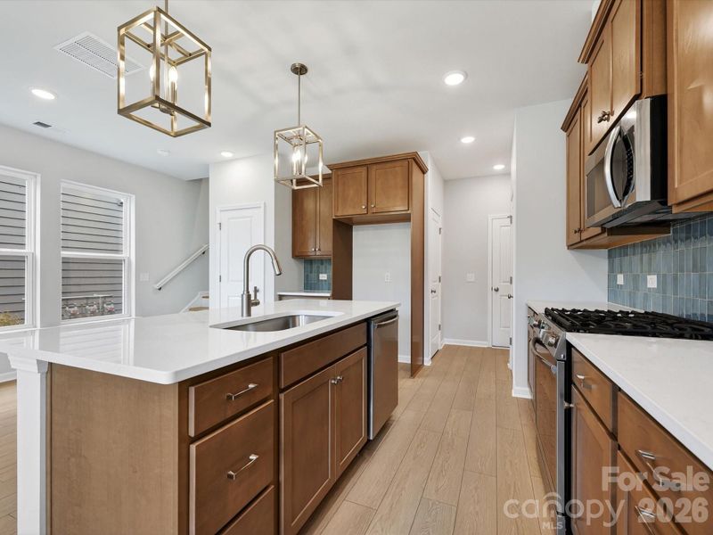 Furnished interior view inside a new home in Hardy Pond Townhomes, Rock Hill (Image 7).