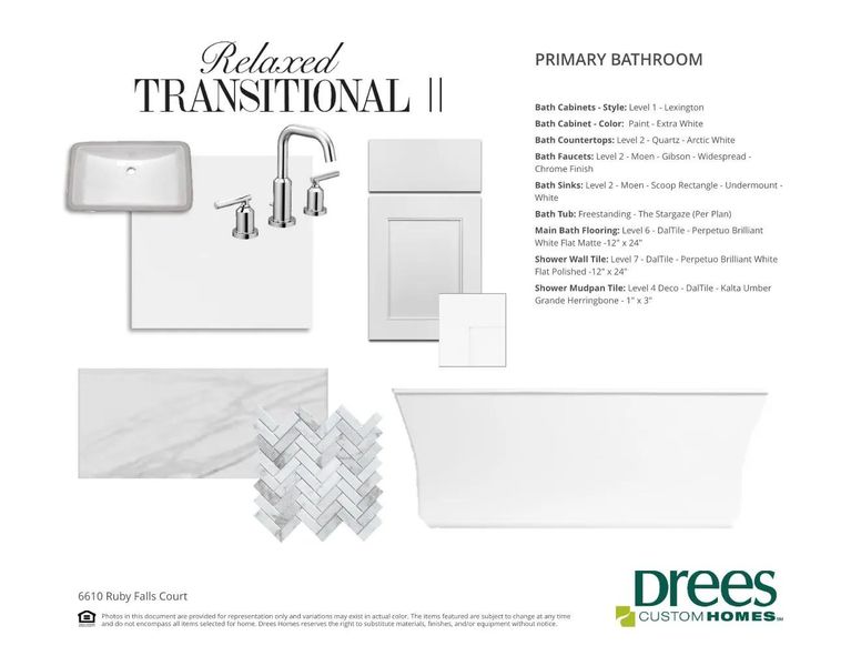 Presley III E Selection sheet