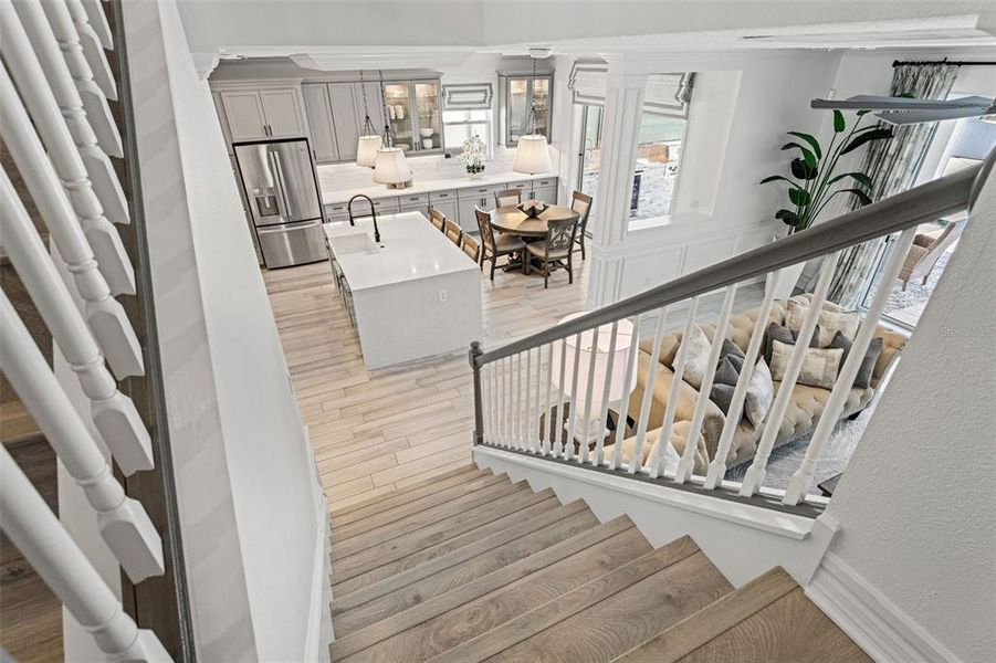 Furnished interior view inside a new home in Whispering Oaks Preserve, Wesley Chapel (Image 18).