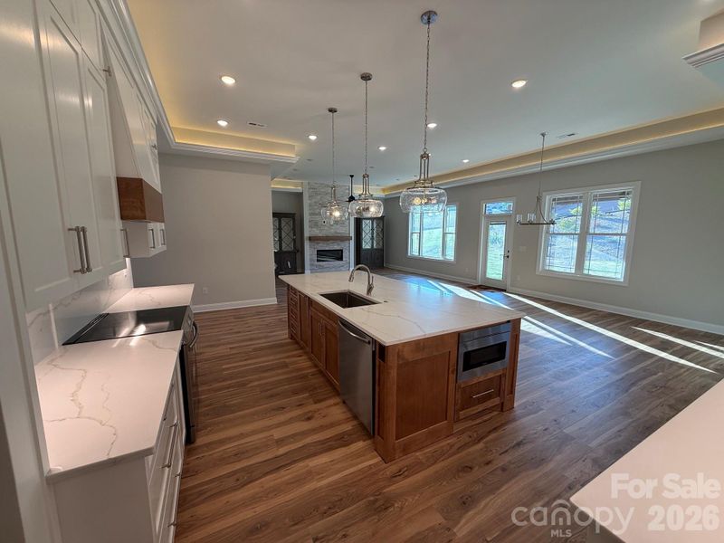 Furnished interior view inside a new home in , Conover (Image 9).