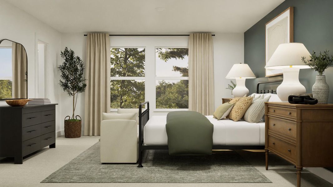 Furnished interior view inside a new home in Cypress Preserve, Moncks Corner (Image 5).