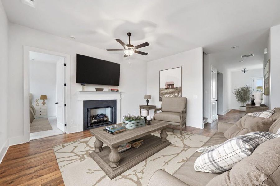 Furnished interior view inside a new home in , Ellijay (Image 5).