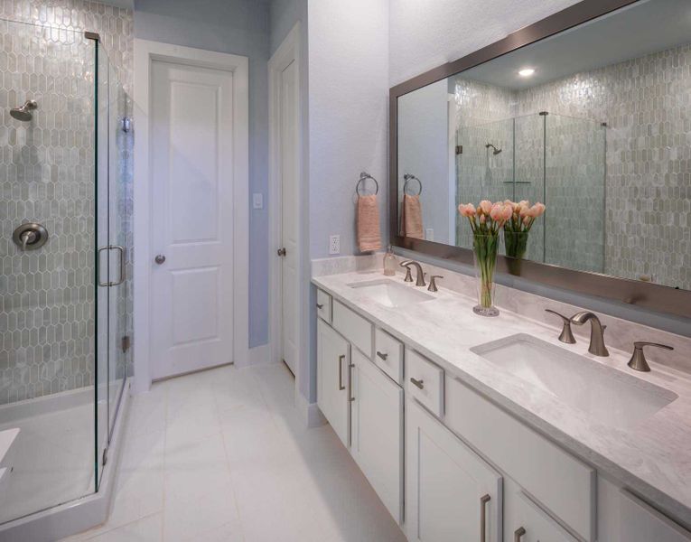 Representative furnished interior of a home built from the Ashford Plan by Highland Homes in Bridgeland Central: The Villas, Cypress (Image 18). Representative furnished interior of a home built from the Ashford Plan by Highland Homes in Bridgeland Central: The Villas, Cypress (Image 18).