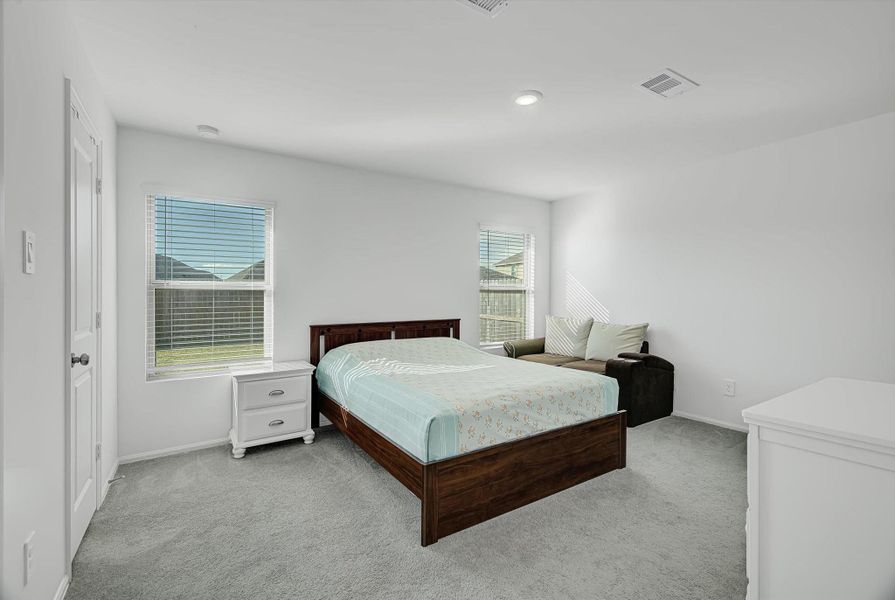 Furnished interior view inside a new home in Pinewood at Grand Texas: Colonial & Cottage Collections, New Caney (Image 6).