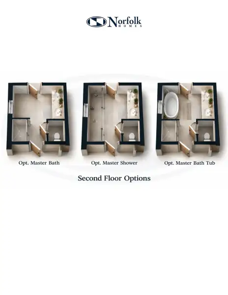 2D floor plan layout for the The Hartland by Norfolk Homes in Offsite Builds Southern Michigan, Ann Arbor, MI (Image 30).