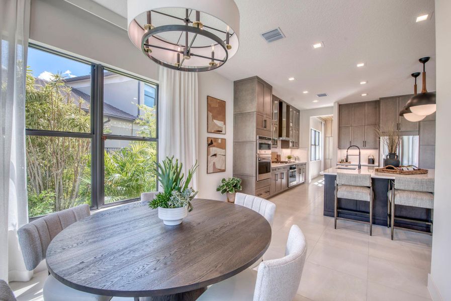 Furnished interior view inside a new home in Apex at Avenir, Palm Beach Gardens (Image 12).