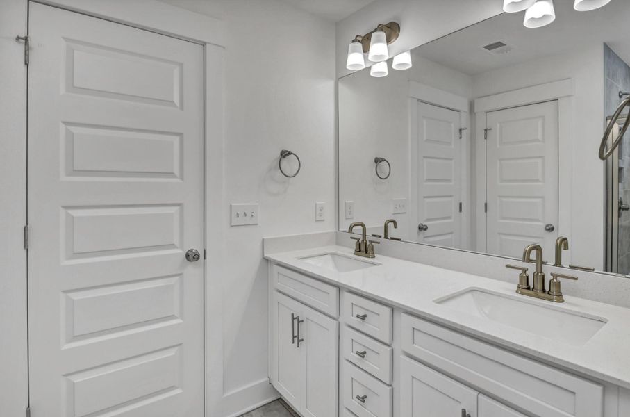 Furnished interior view inside a new home in Lake Carolina Townhomes, Columbia (Image 16).
