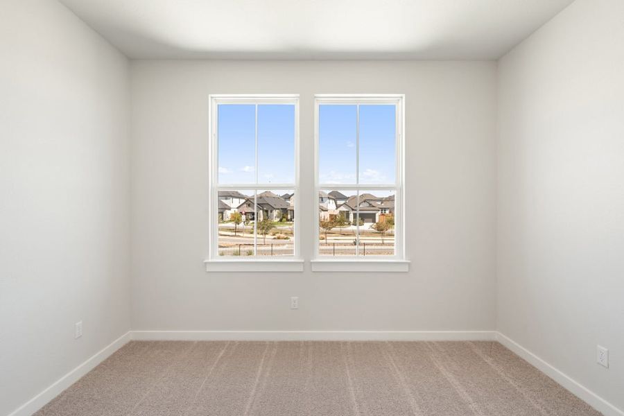 Spacious, unfurnished interior of a new home in Terrace Collection at Heritage, Dripping Springs (Image 39).