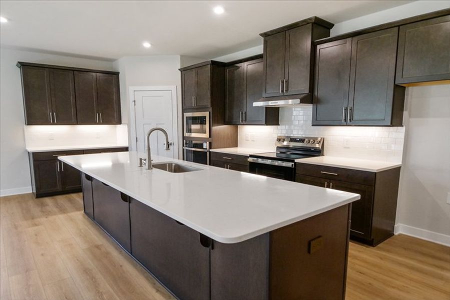 Furnished interior view inside a new home in Canterbrook Farms Ranches, Fountain Inn (Image 4). Furnished interior view inside a new home in Canterbrook Farms Ranches, Fountain Inn (Image 4).
