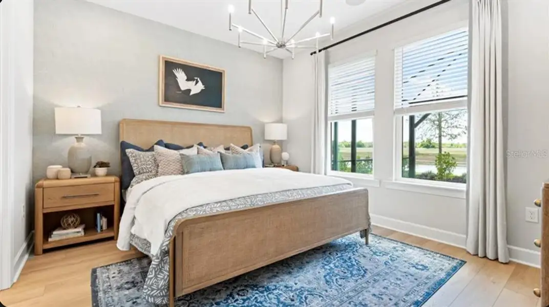 Furnished interior view inside a new home in Esplanade at Wellen Park, Englewood (Image 3).