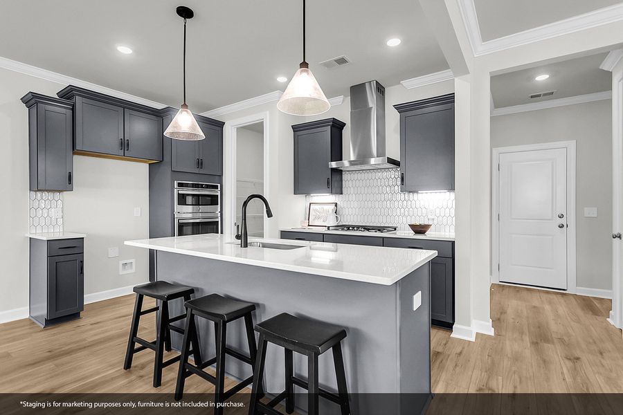 Furnished interior view inside a new home in Pineland Preserve, Summerville (Image 9).