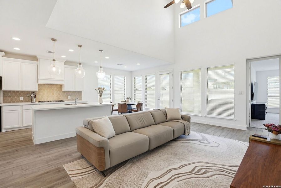 Furnished interior view inside a new home in Kallison Ranch, San Antonio (Image 19).