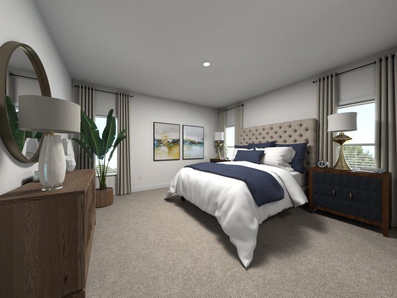 Furnished interior view inside a new home in Greystone - Ridge Series, Smyrna (Image 6).