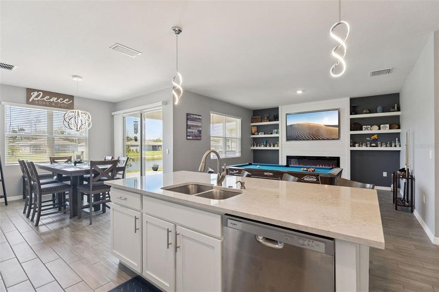 Furnished interior view inside a new home in , New Smyrna Beach (Image 14).