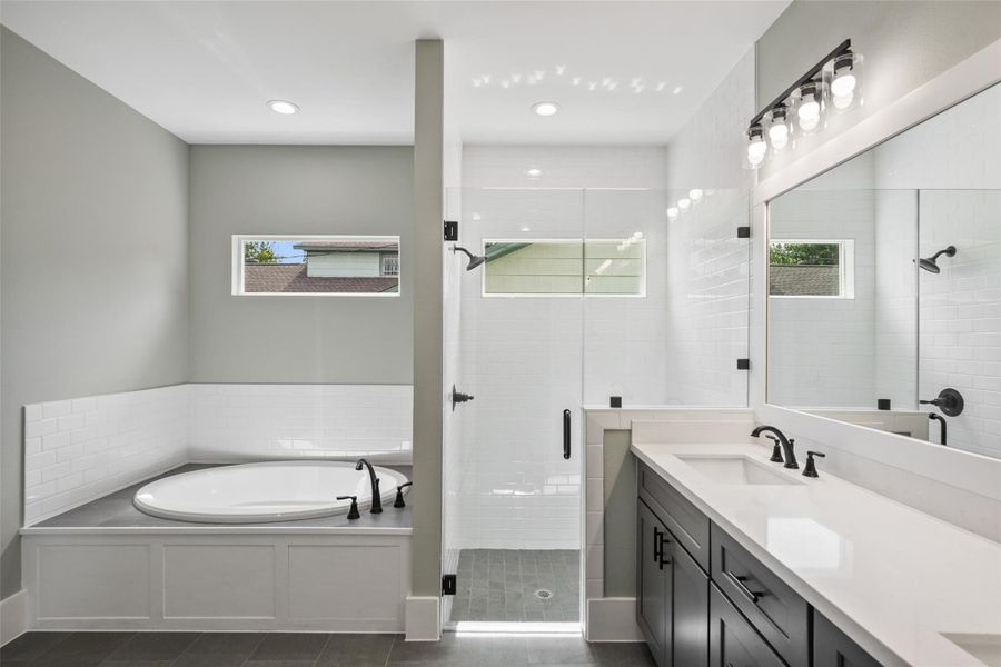 Furnished interior view inside a new home in , Houston (Image 12).
