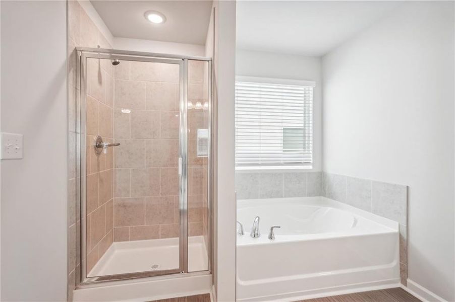 Furnished interior view inside a new home in Fairview Lake, Conyers (Image 15). Furnished interior view inside a new home in Fairview Lake, Conyers (Image 15).