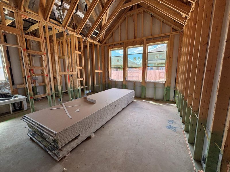 Furnished interior view inside a new home in Berry Creek Highlands, Georgetown (Image 7).