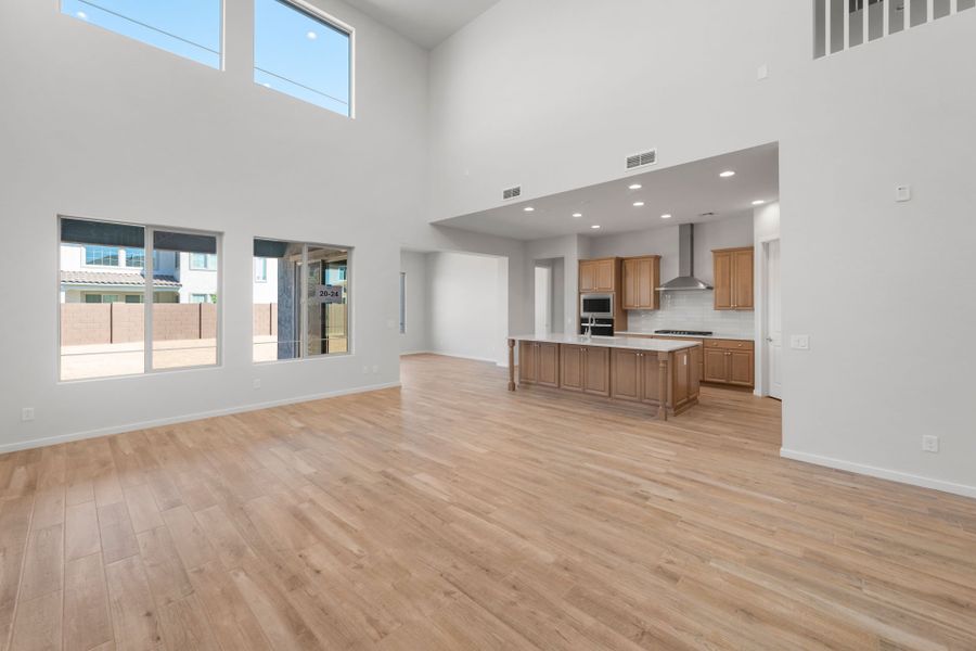 Spacious, unfurnished interior of a new home in Harvest - Enchantment Series, Queen Creek (Image 19). Spacious, unfurnished interior of a new home in Harvest - Enchantment Series, Queen Creek (Image 19).