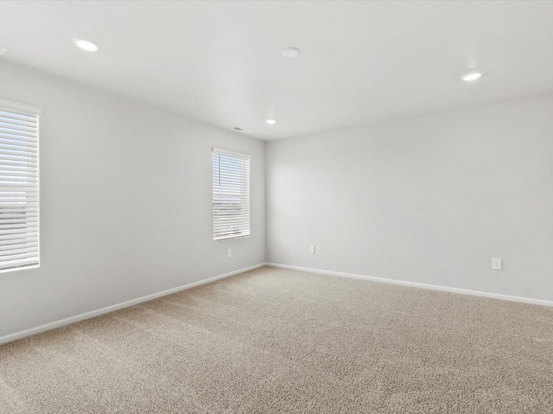 Spacious, unfurnished interior of a new home in Frontier Estates - The Flora Collection, Firestone (Image 11). Spacious, unfurnished interior of a new home in Frontier Estates - The Flora Collection, Firestone (Image 11).