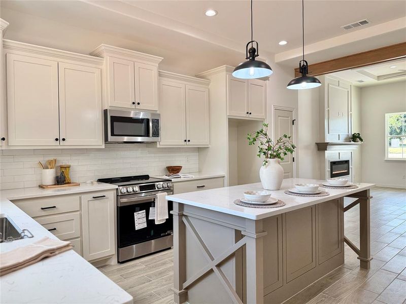 Furnished interior view inside a new home in , Granbury (Image 5). Furnished interior view inside a new home in , Granbury (Image 5).