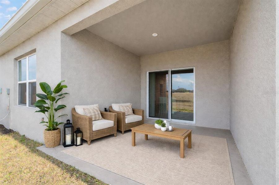 Exterior details and patio area of a home in , Lady Lake (Image 30). Exterior details and patio area of a home in , Lady Lake (Image 30).