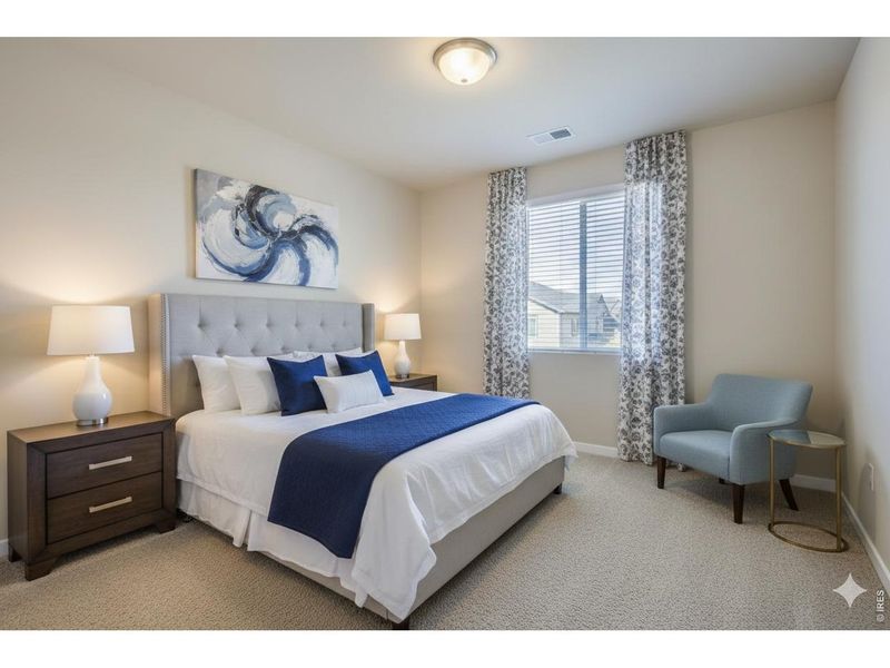 Furnished interior view inside a new home in , Fort Collins (Image 6).