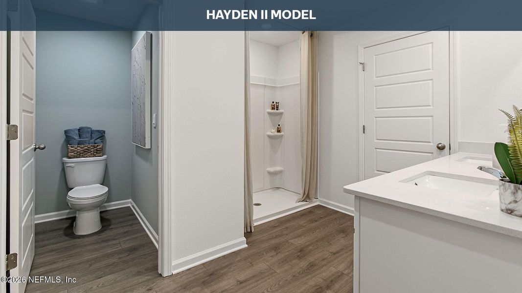 Furnished interior view inside a new home in The Arbors, Jacksonville (Image 16).