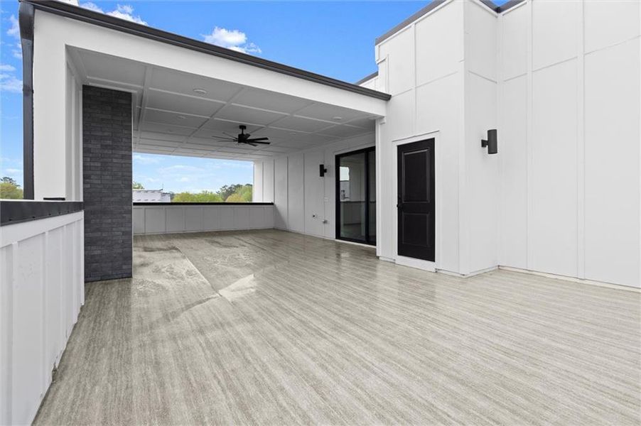 Exterior details and patio area of a home in , Alpharetta (Image 34).