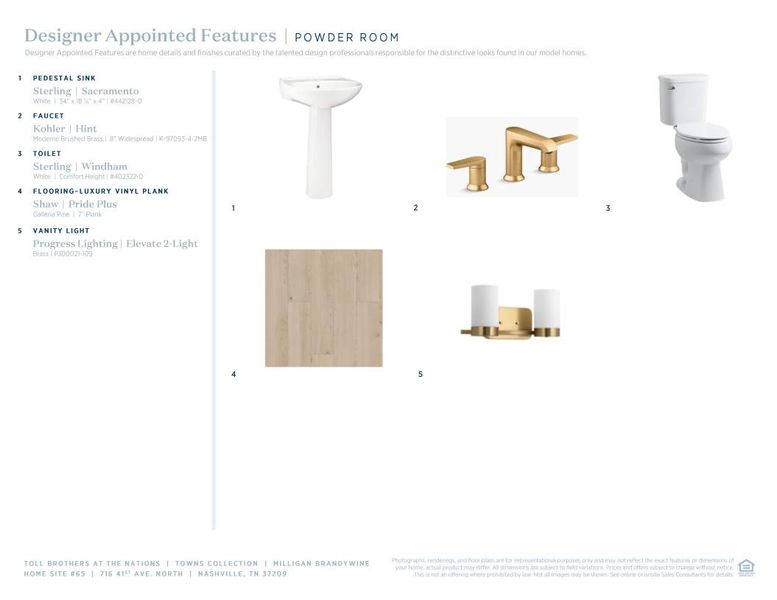 Sample of building materials used in homes in The Nations, Nashville (Image 10).